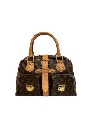 Louis Vuitton Manhattan GM Monogram Handbag Brown